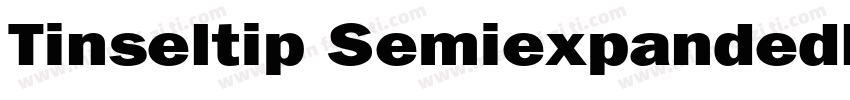 Tinseltip SemiexpandedRegular字体转换